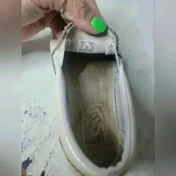 Vans iridescent slip on shoes. Size 5 - Picture 7 of 9